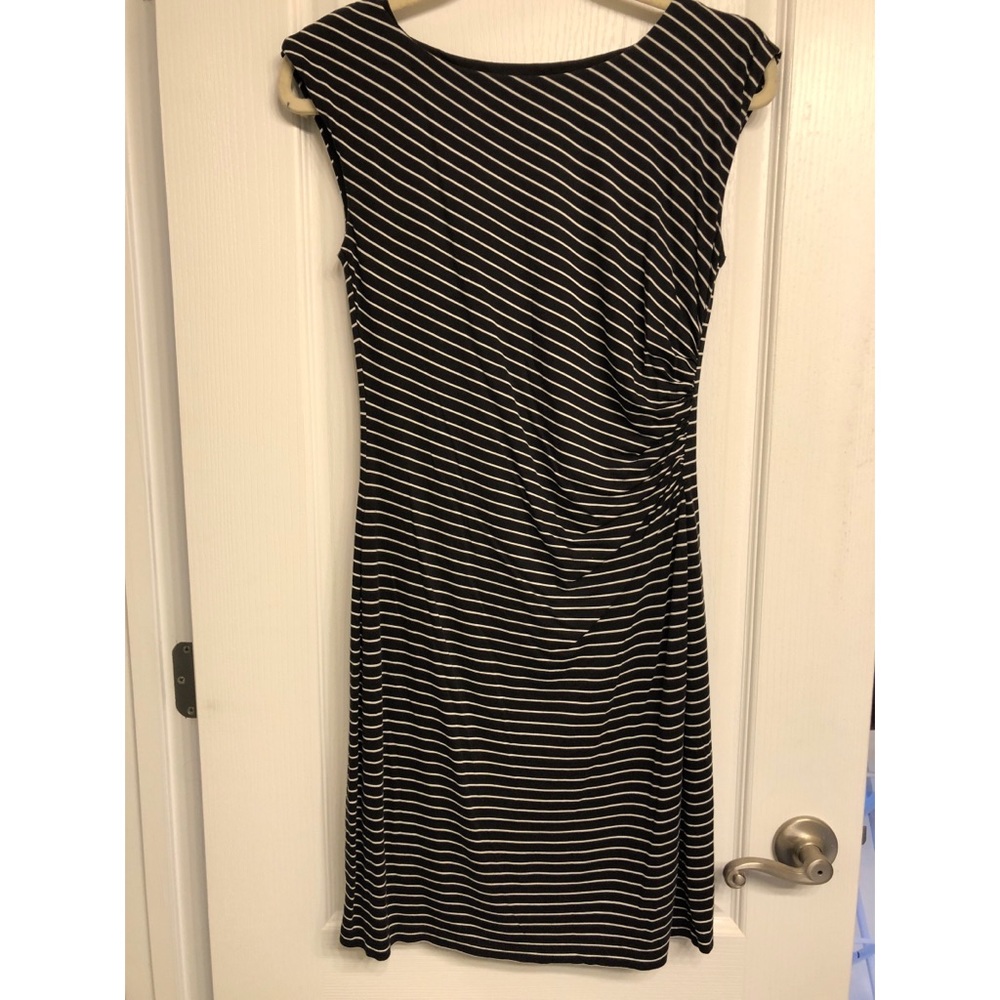 B&W Striped LOFT dress